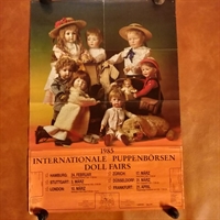 dolls fair 1985 udstillings plakat poster